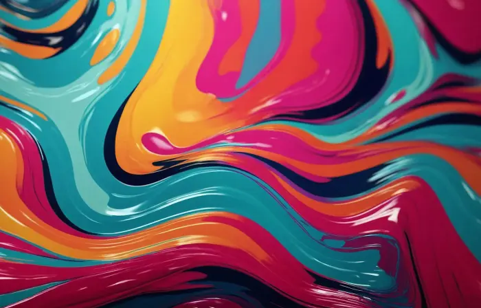 Twisting Spectrum of Art Wallpaper